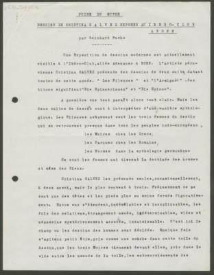 "Puise du mythe: Dessins de Cristina Gálvez exposes au Ibero-Club à Bonn"
