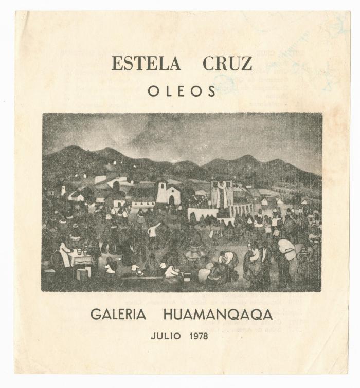 Estela Cruz: óleos / Rosendo Landio: óleos