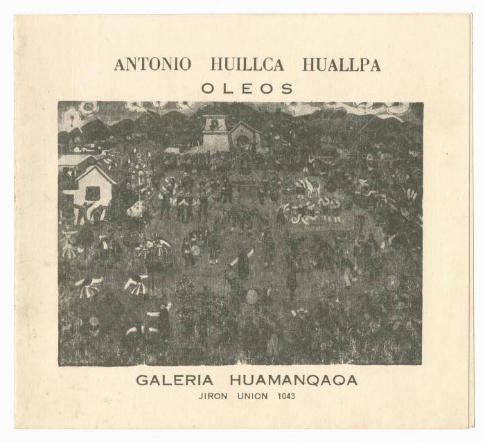 Antonio Huillca Huallpa: óleos