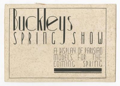 Buckleys Spring show