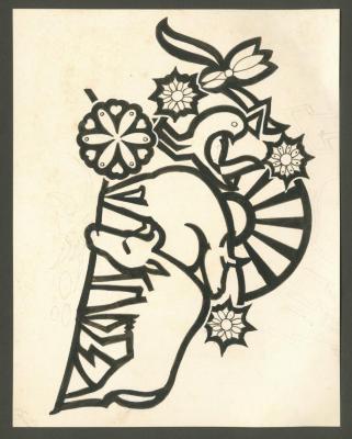 Estudio de diseño con vacuno y ave