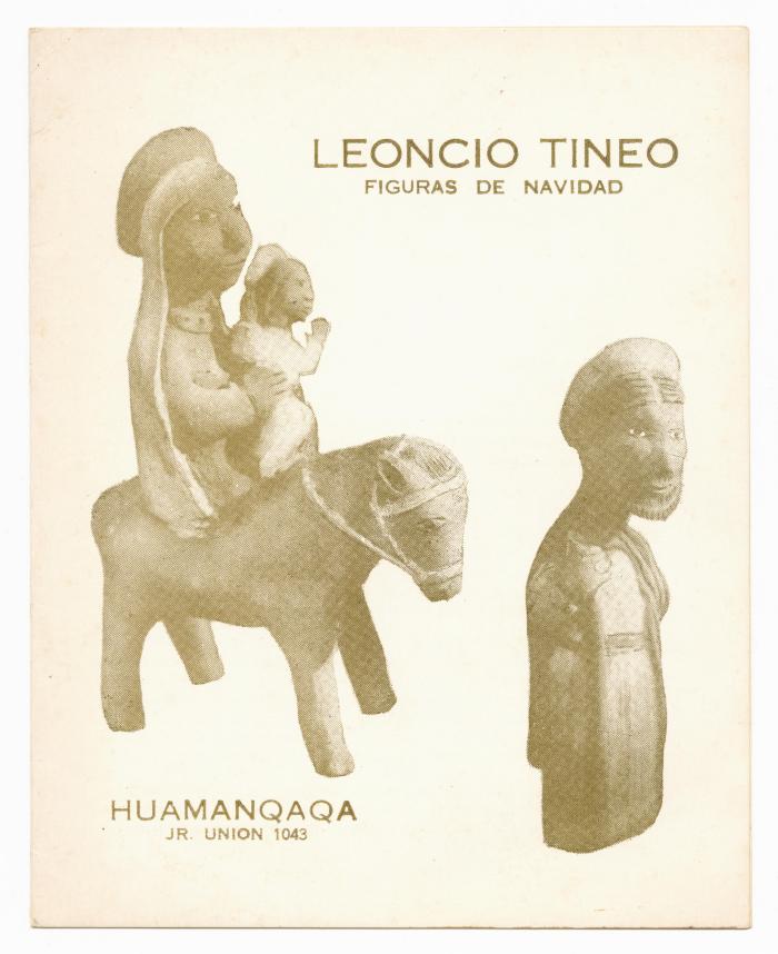 Leoncio Tineo: figuras de Navidad