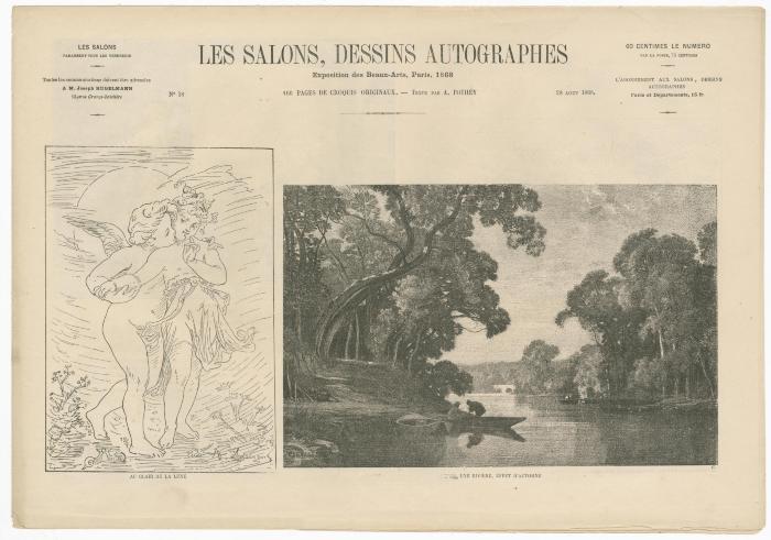 Les Salons, dessins autographes