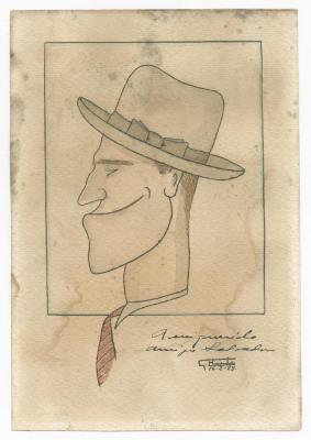 Caricatura de personaje