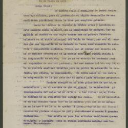 Carta sobre la obra pictórica de Elena