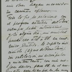Carta a Elena Izcue