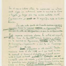 Notas de Viaje hacia Cajamarca