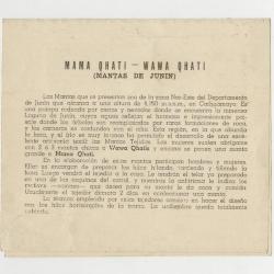 Mama Qhati - Wawa Qhati