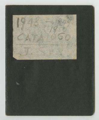 "1948-1949-1950. Catálogo. J.S."