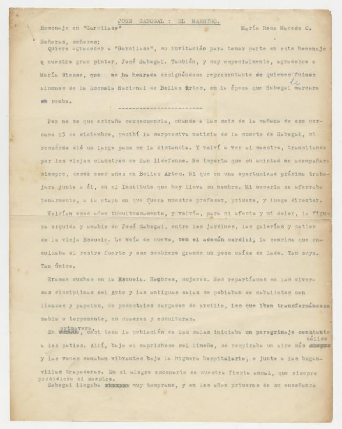 "José Sabogal: El Maestro"