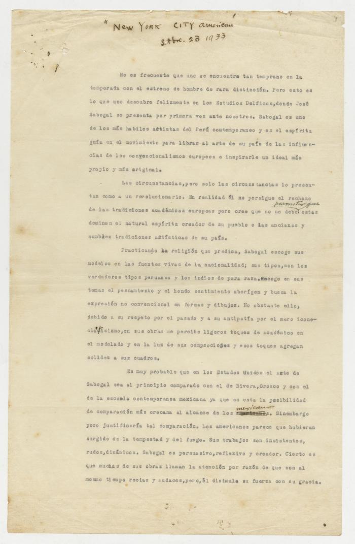 Exhibición de grabados en New York