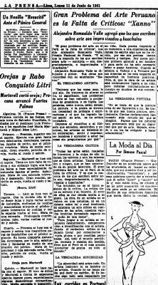 "Gran problema del arte peruano es la falta de críticos: 'Xanno'"