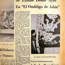 Nueva tendencia pictórica se exhibe desde ayer en "El ombligo de Adán"