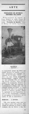 “Arte: Fernando de Szyszlo regresa de París”