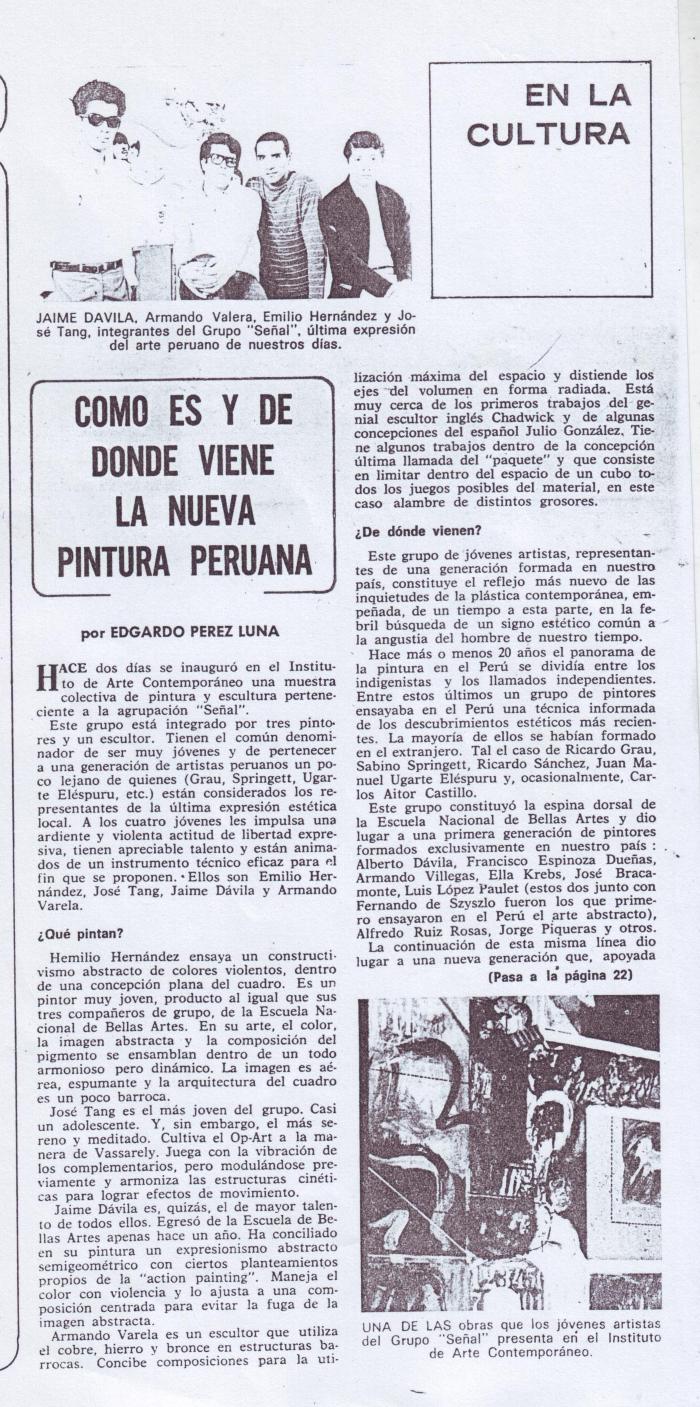 Cómo es y de dónde proviene la nueva pintura peruana