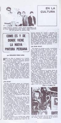 Cómo es y de dónde proviene la nueva pintura peruana