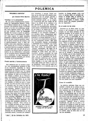 ”Polémica Espacio”