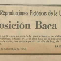 "Exposición Baca Flor"