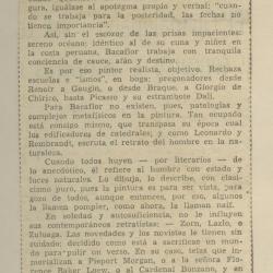 "Bacaflor y lo nuevo"