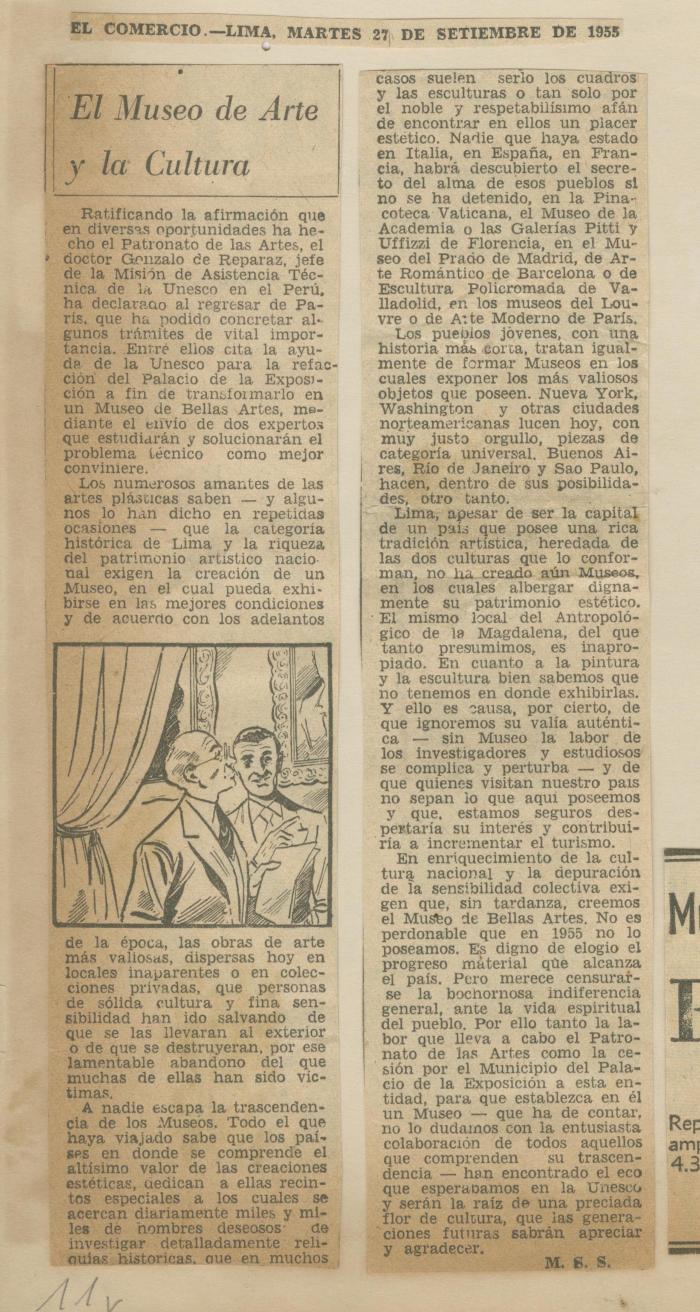 "El Museo de Arte y la cultura"