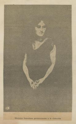 "Retratos femeninos pertenecientes a la colección"