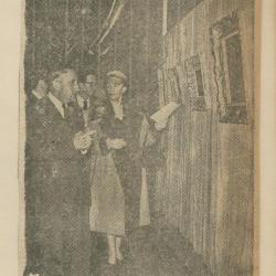 "En la exposición Baca Flor"