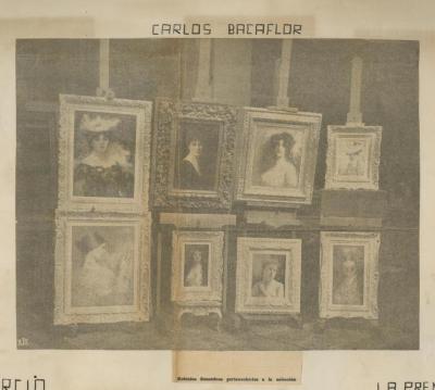 "Retratos femeninos pertenecientes a la colección"