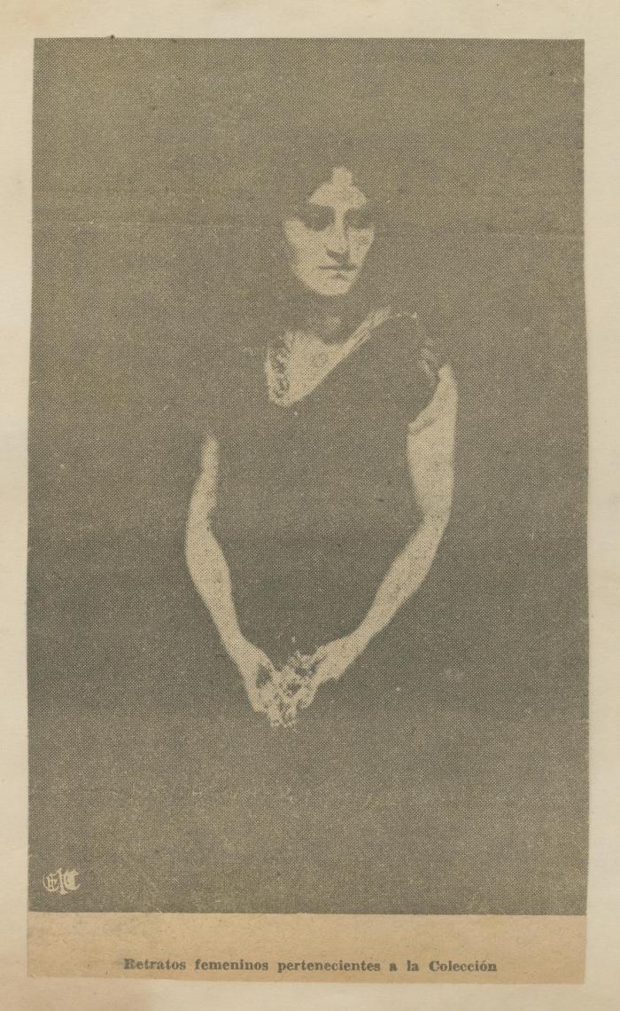 "Retratos femeninos pertenecientes a la colección"