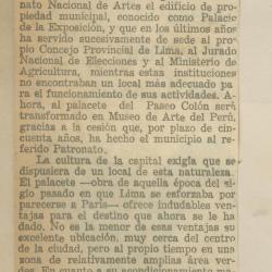 "Palacio para el arte"