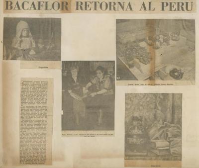 "Baca Flor retorna al Perú"