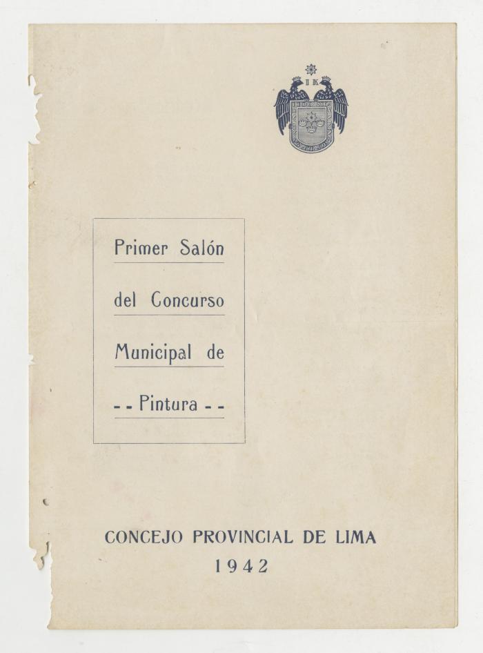 Primer salón del concurso Municipal de Pintura