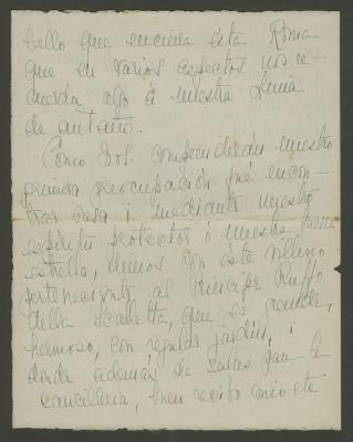Carta a Elena y Victoria de Mary Ortiz de Zevallos