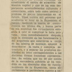 "Fin de la exposición"