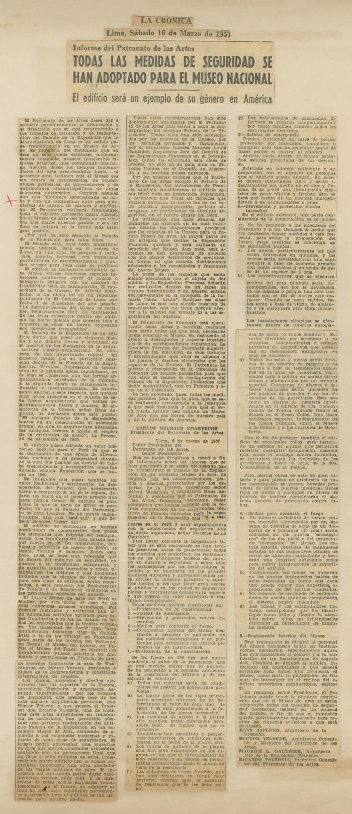 "Todas las medidas de seguridad se han adoptado para el Museo Nacional"