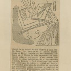 "Cultura ecuatoriana en Lima"