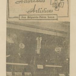 "Actividades artísticas"