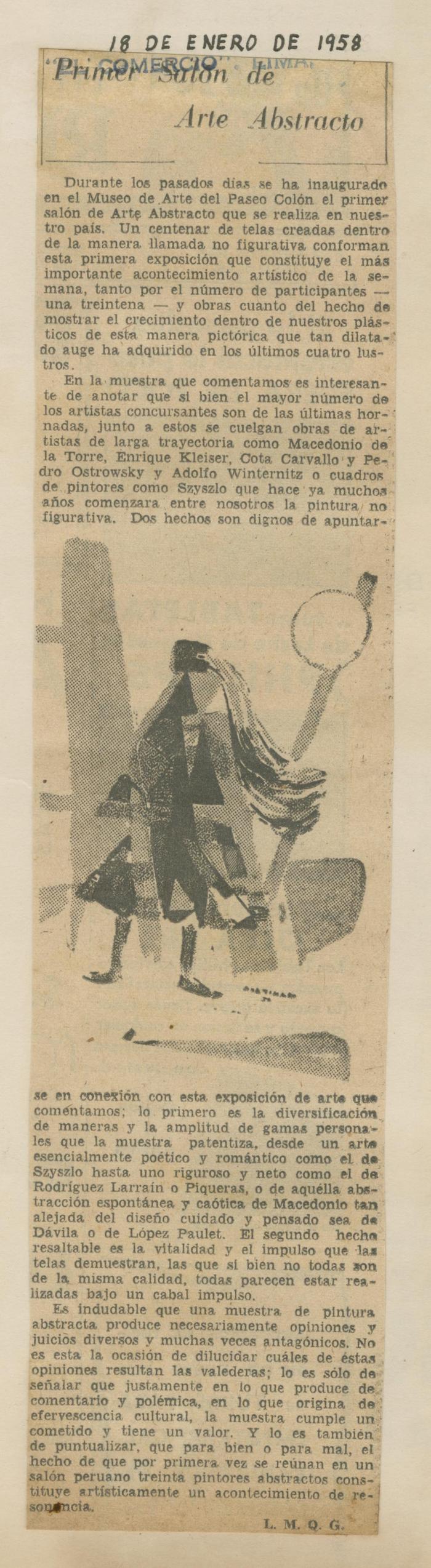 "Primer salón de Arte Abstracto"