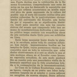 "Semana de la cultura ecuatoriana"