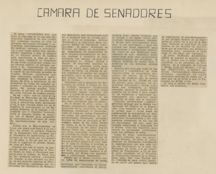 El señor CHAPARRO dijo que hace...