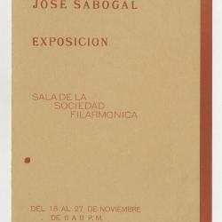 "Pinturas de José Sabogal. Exposición"