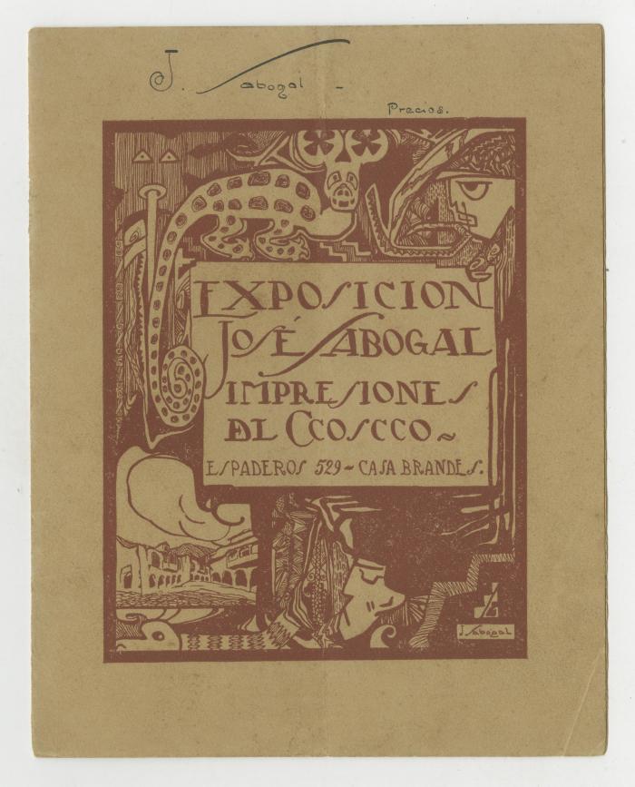 "Exposición José Sabogal. Impresiones del Ccoscco"
