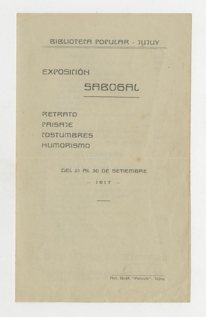 "Exposición José Sabogal"