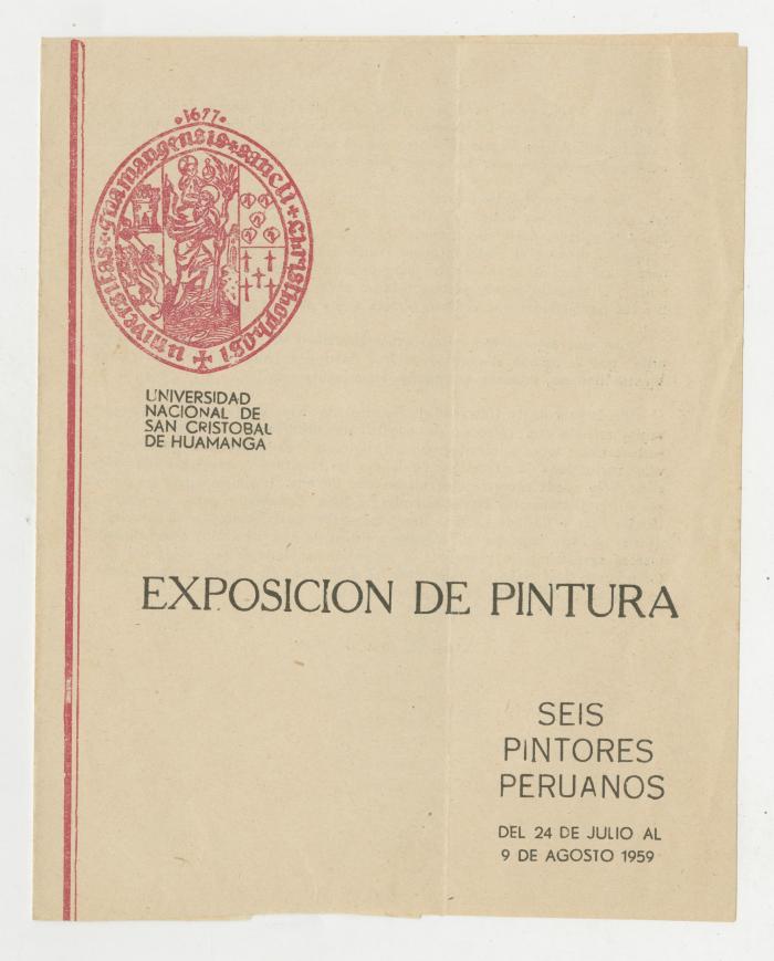 "Seis pintores peruanos"