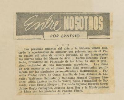 "Entre nosotros"