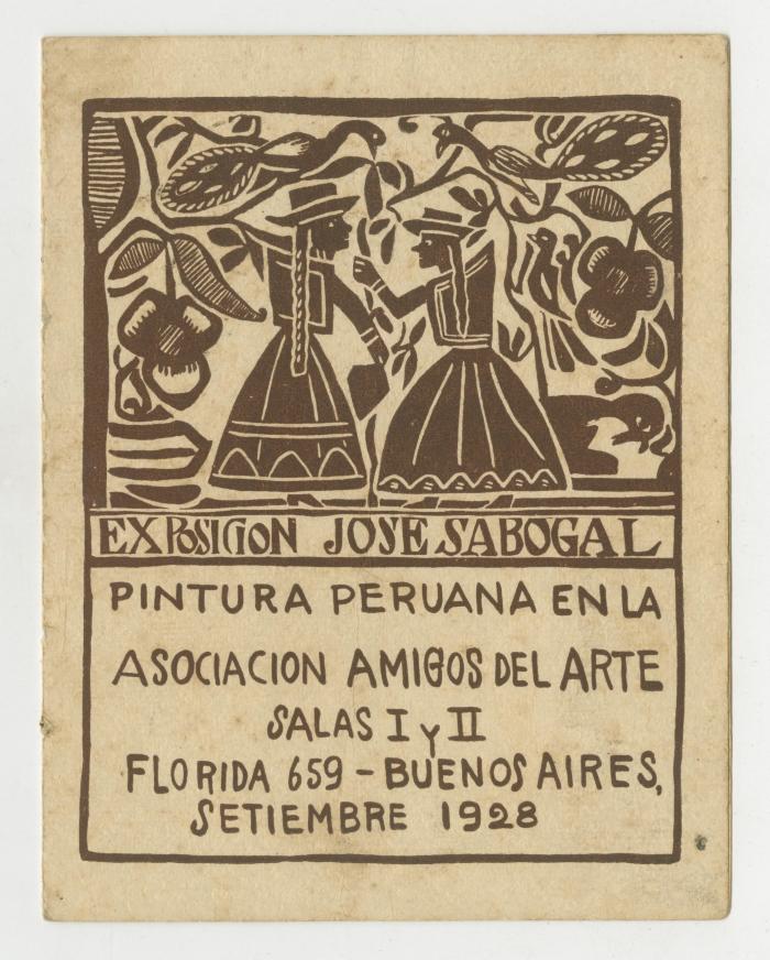 "Exposición José Sabogal: pintura peruana en la Asociación Amigos del Arte"