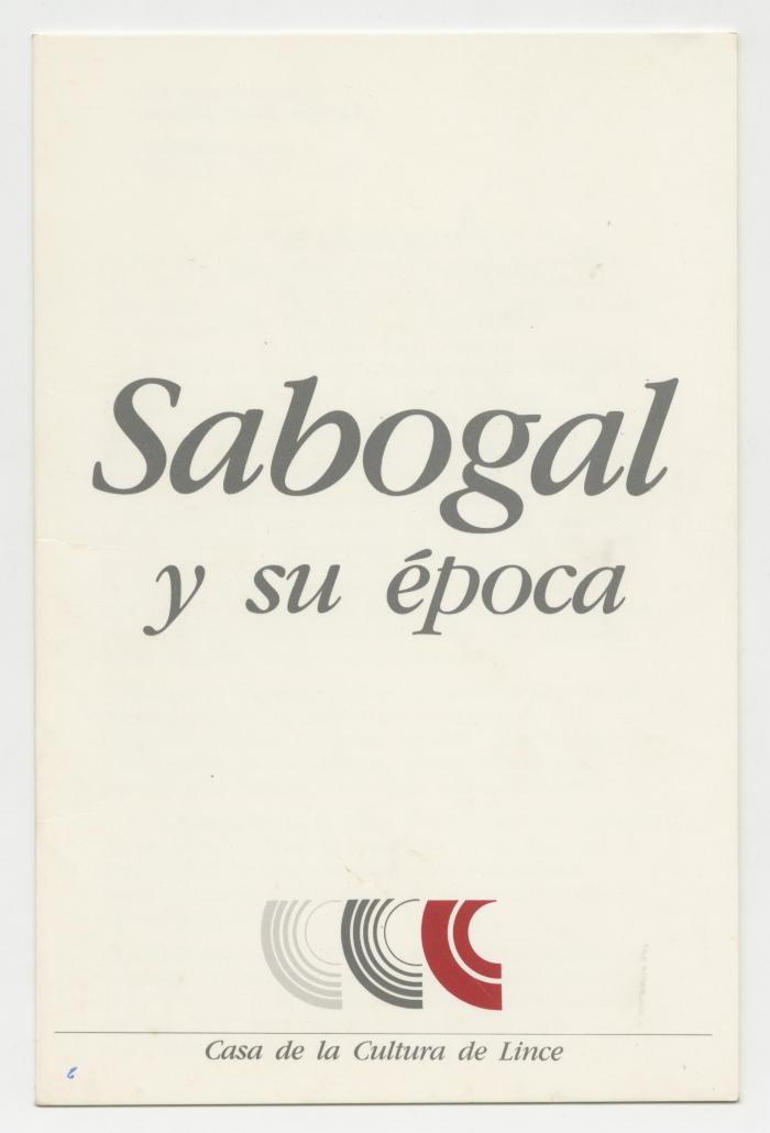"Sabogal y su época"