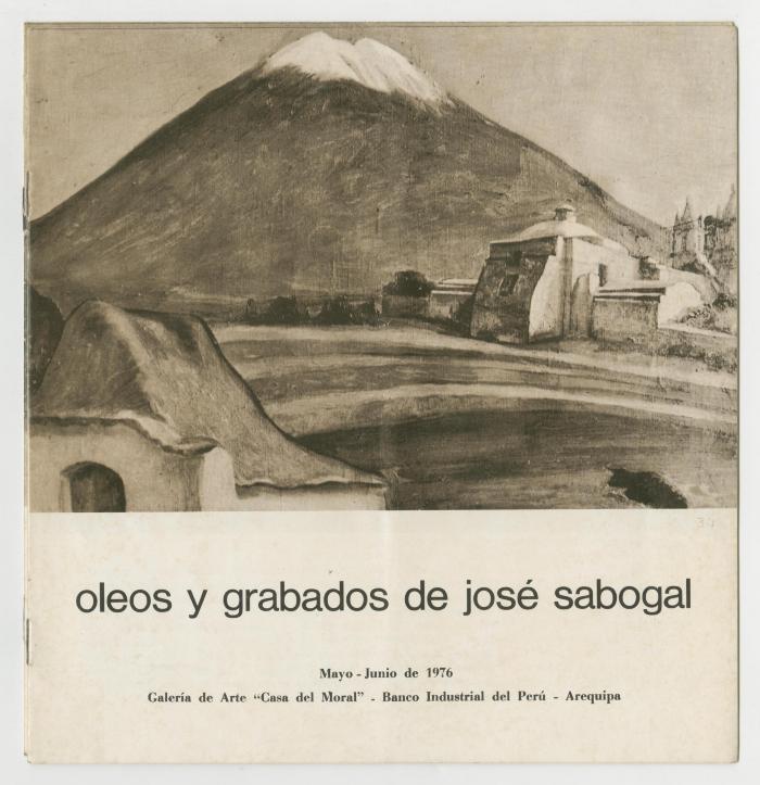 "Óleos y grabados de José Sabogal"