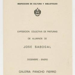 "Exposición colectiva de pinturas de alumnos de José Sabogal"
