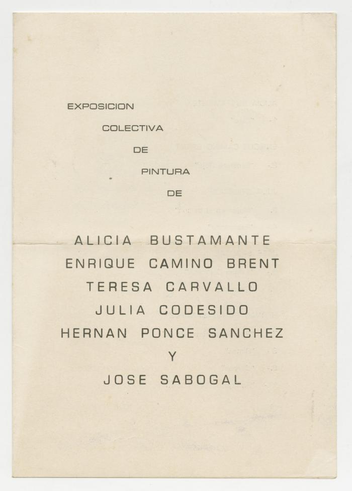 Exposición colectiva de pintura