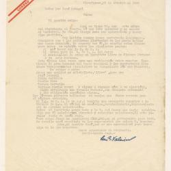 Carta de Luis Valcarcel a J. Sabogal